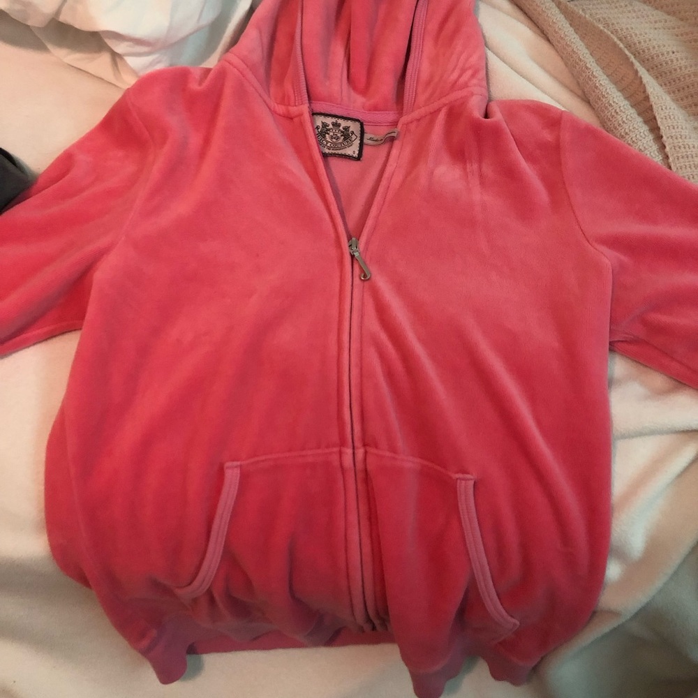 Pink juicy couture zip up